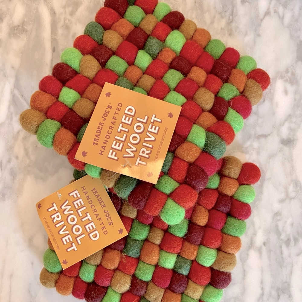Trader Joe’s Wool Felt Trivets (set of 2)
